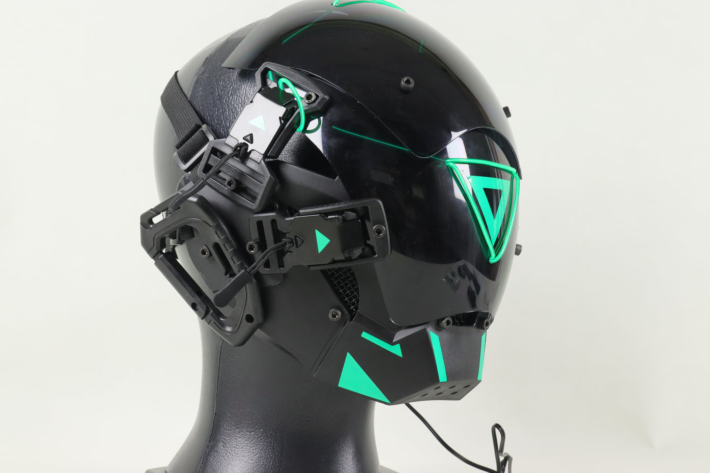 XpopArtCraft Techwear CyberPunk mask costome