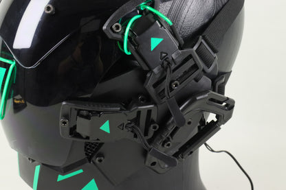 XpopArtCraft Techwear CyberPunk mask costome