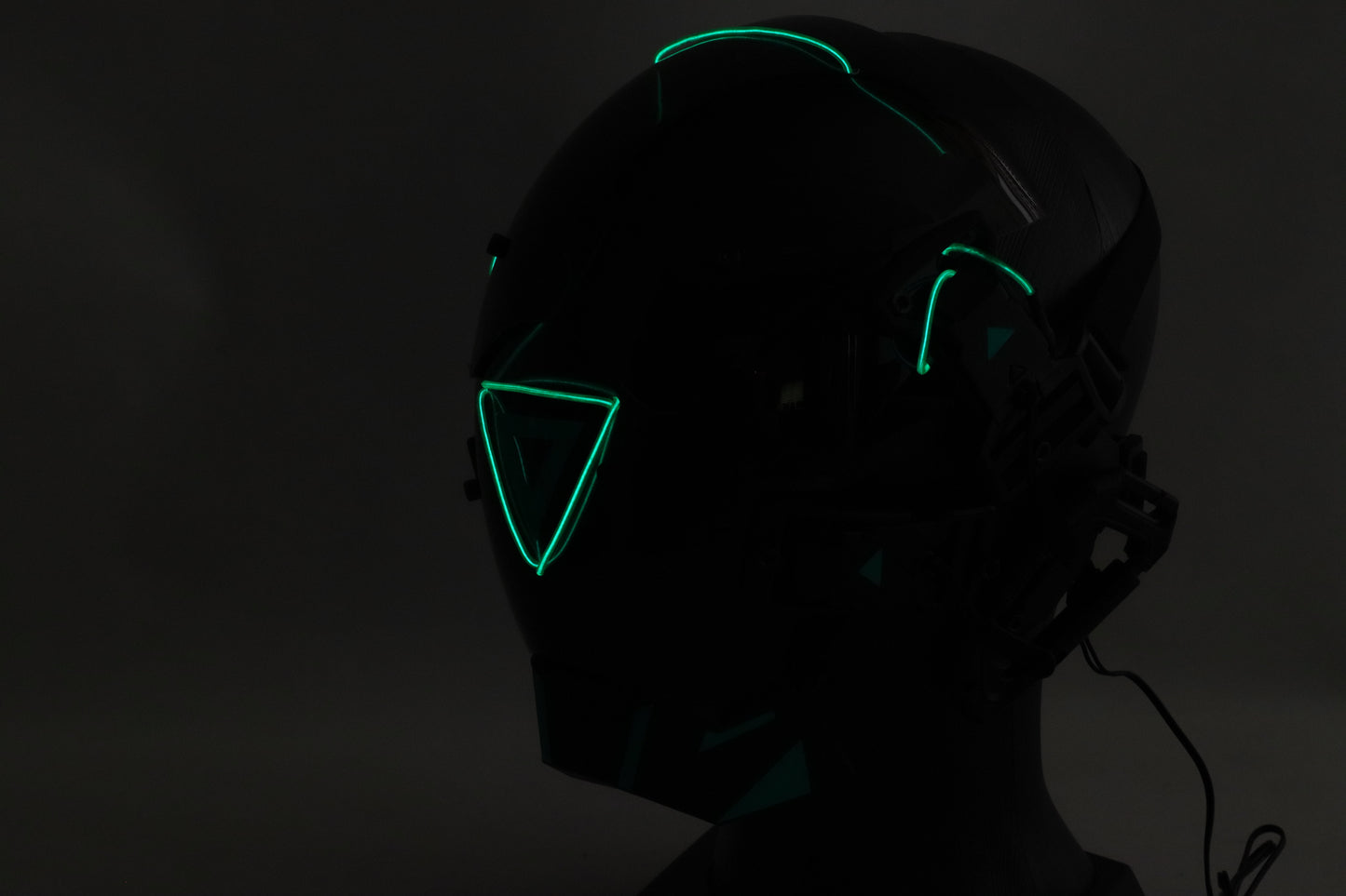 XpopArtCraft Techwear CyberPunk mask costome