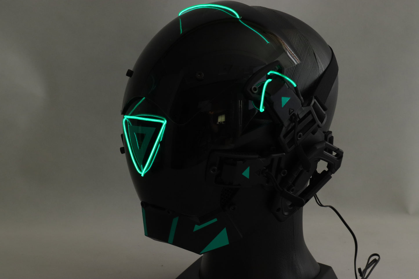 XpopArtCraft Techwear CyberPunk mask costome