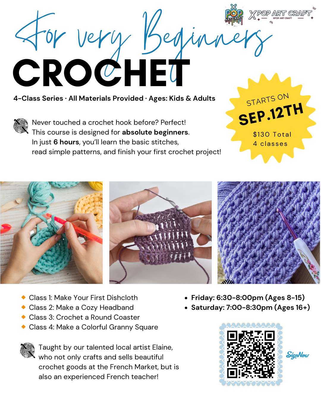 Crochet for Very Beginners